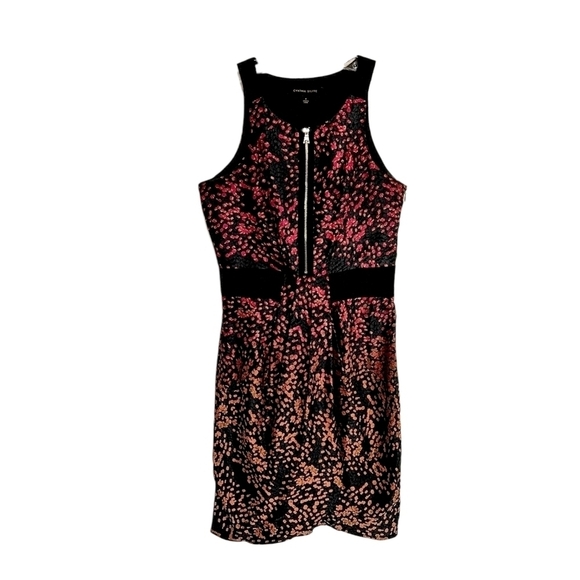 Cynthia Steffe Silk Ombre Dot Zipper Dress - Picture 1 of 7
